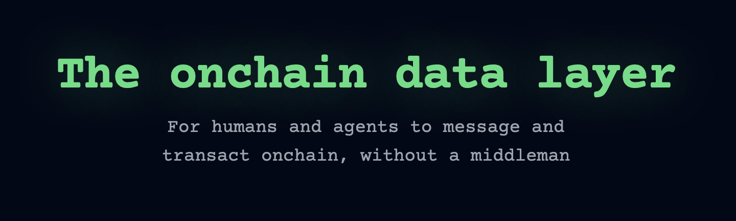 Net Protocol — the onchain data layer